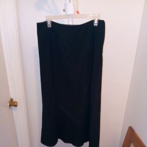 Long black skirt